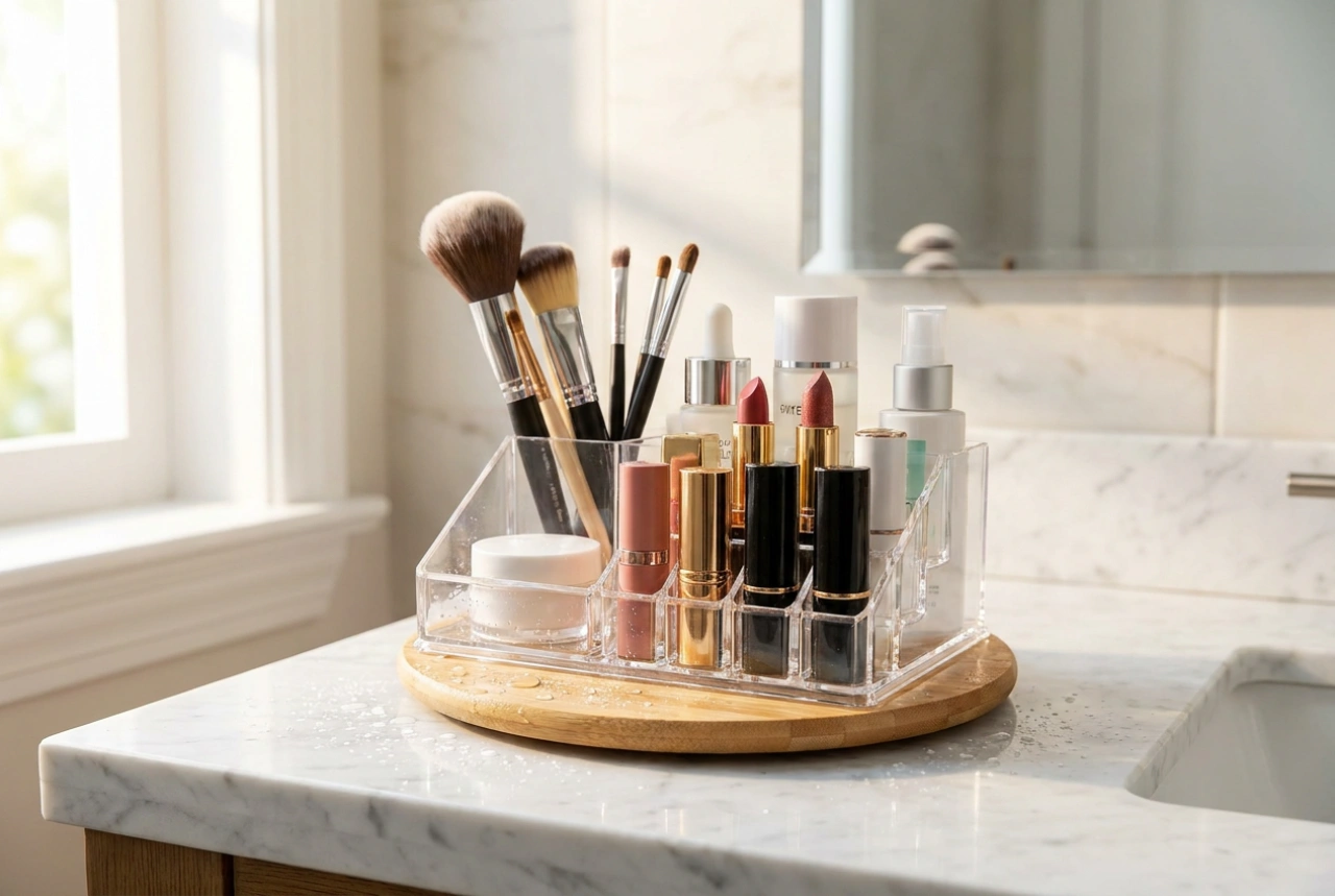 Cum protejăm organizatorul de cosmetice din baie împotriva umezelii