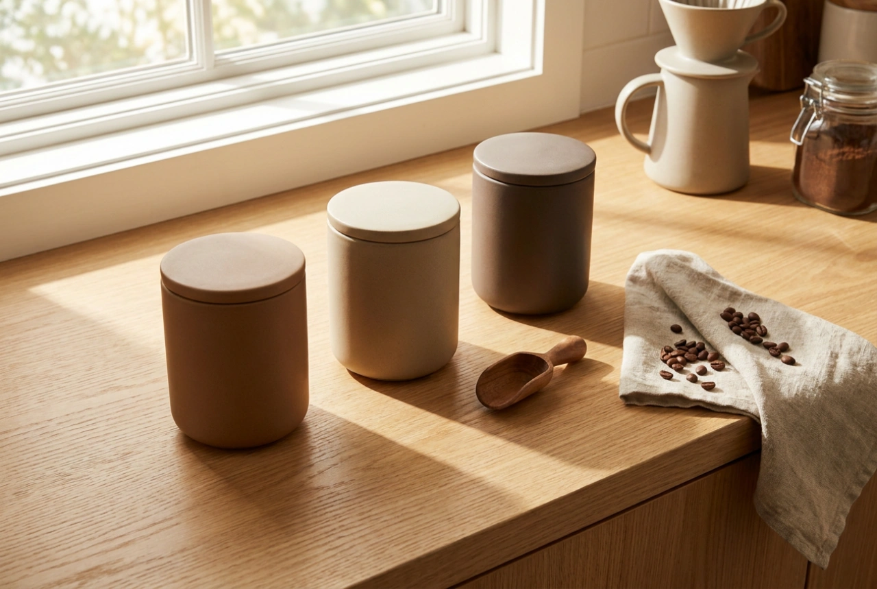 Cum să folosești recipientele din ceramică pentru a proteja aroma cafelei