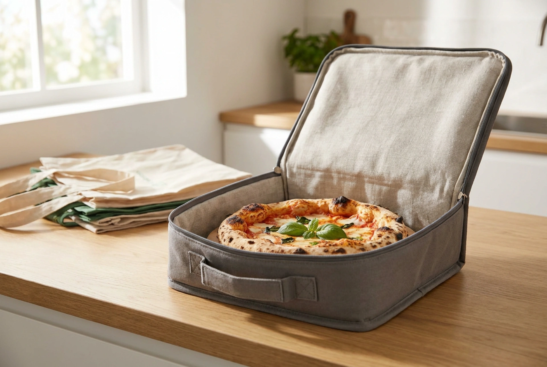Cum să folosești o geantă termică pentru pizza fără a umezi cutia de carton