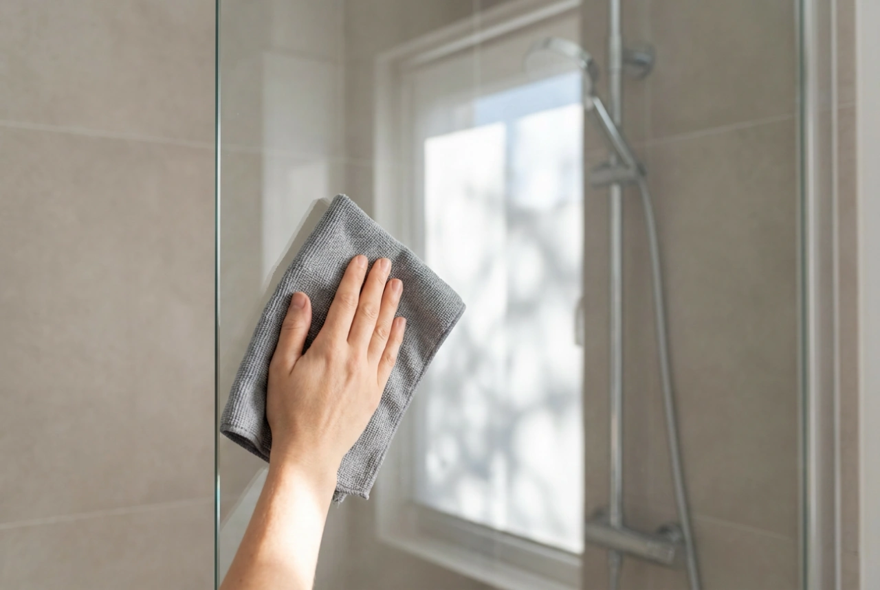 Când se aplică tratamentul hidrofob pentru cabina de duș pentru a proteja eficient sticla