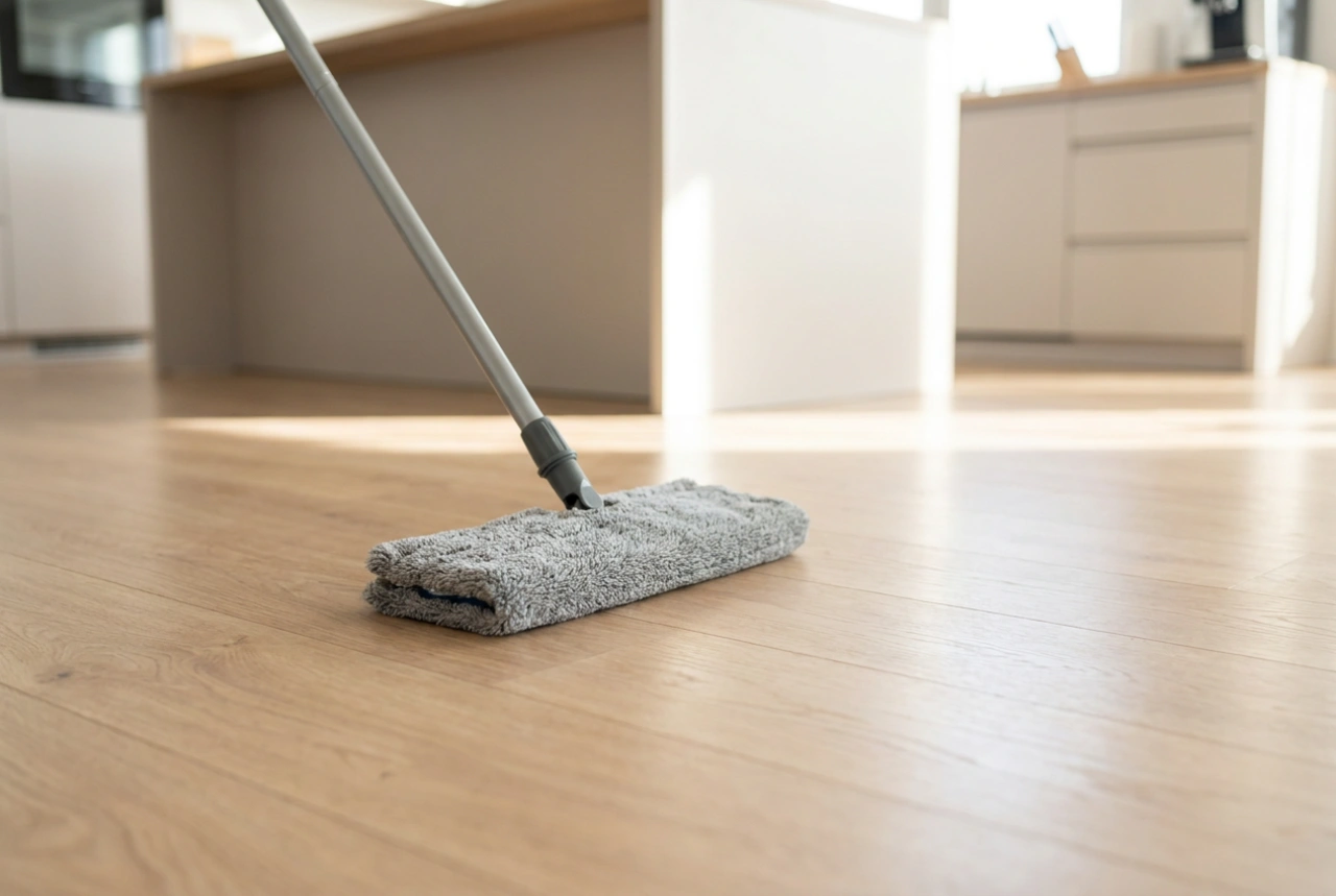 Cum se folosește detergentul pentru parchet laminat fără exces de apă