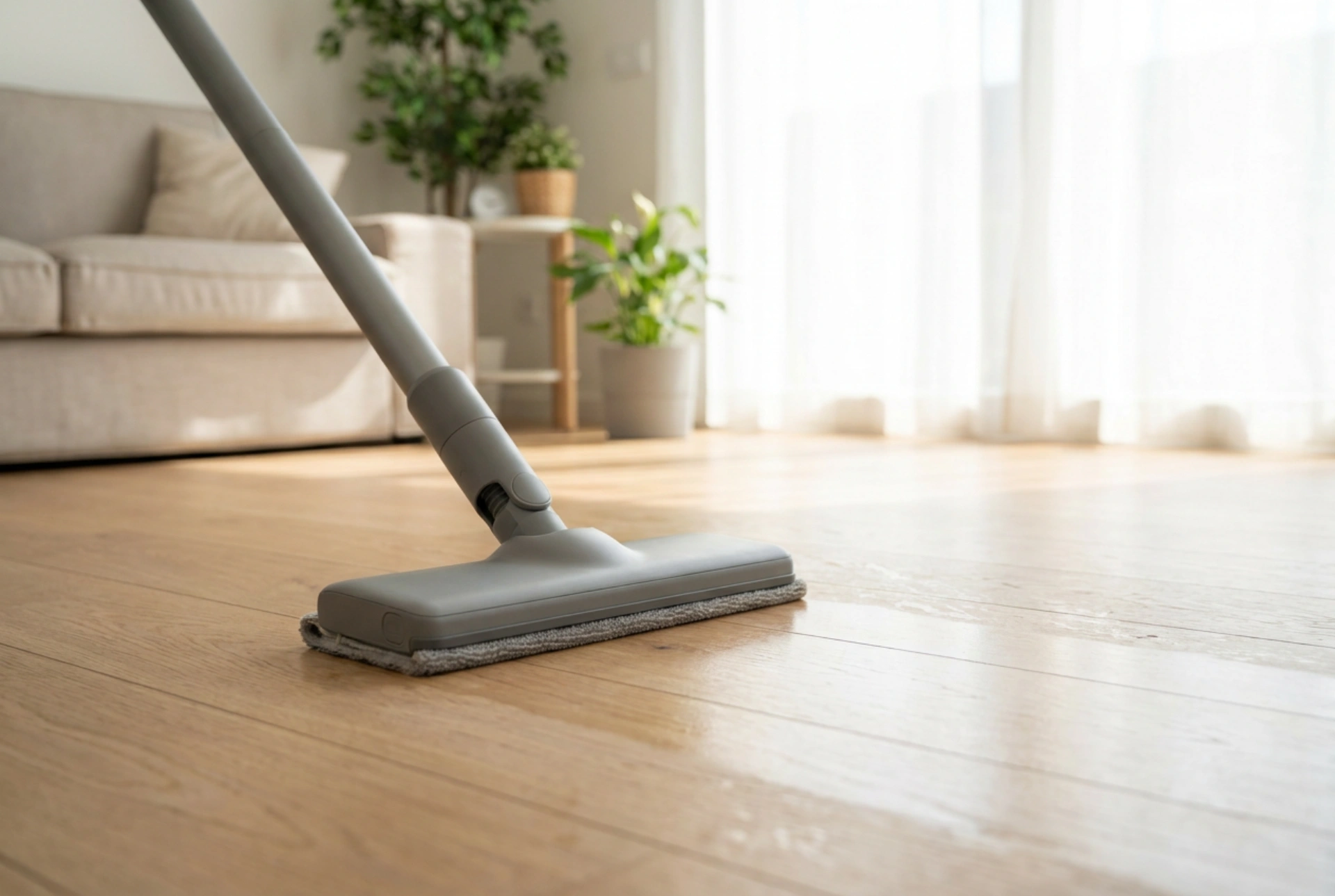 Mopul electric cu aspirator în curățarea zilnică a podelelor