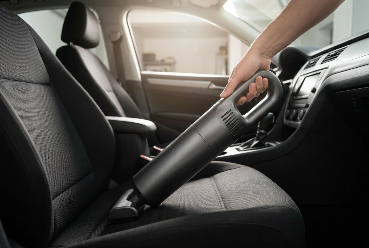 Cum să cureți interiorul mașinii cu un aspirator auto cu acumulator