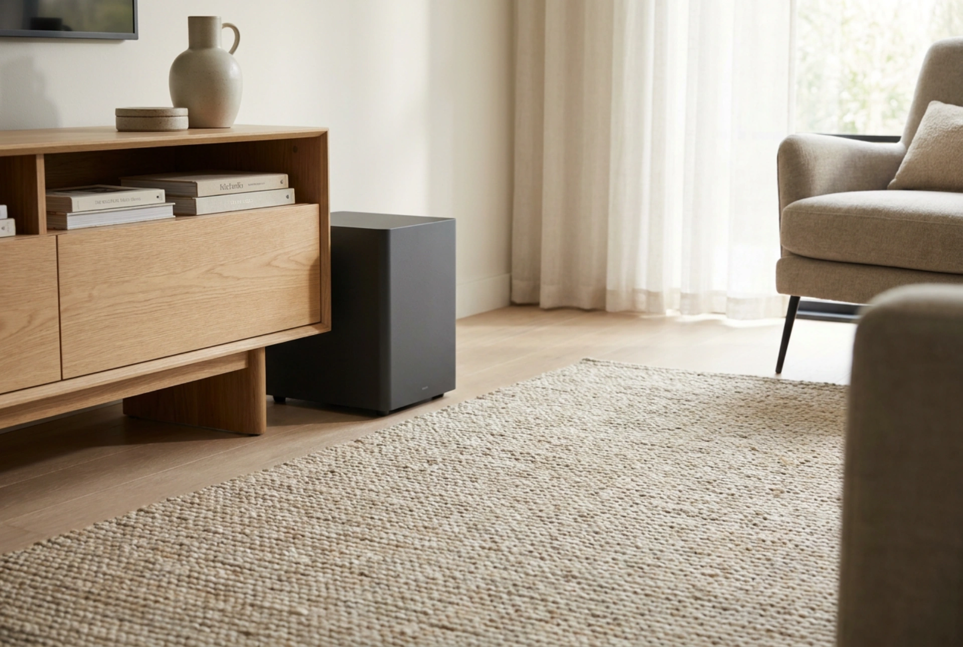 Cum să poziționezi un subwoofer activ în home cinema fără rezonanță