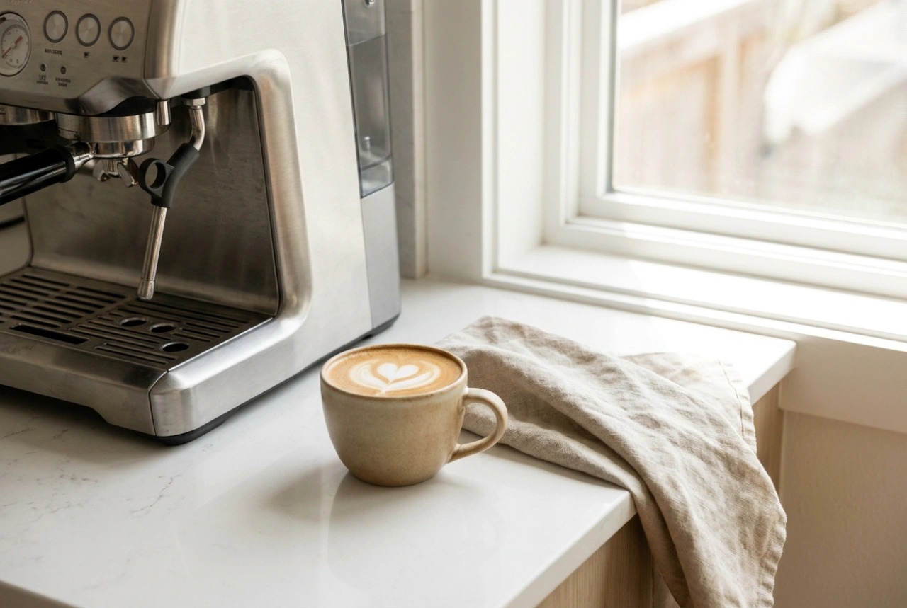 Cum să întreții un espressor mic cu râșniță integrată în bucătărie