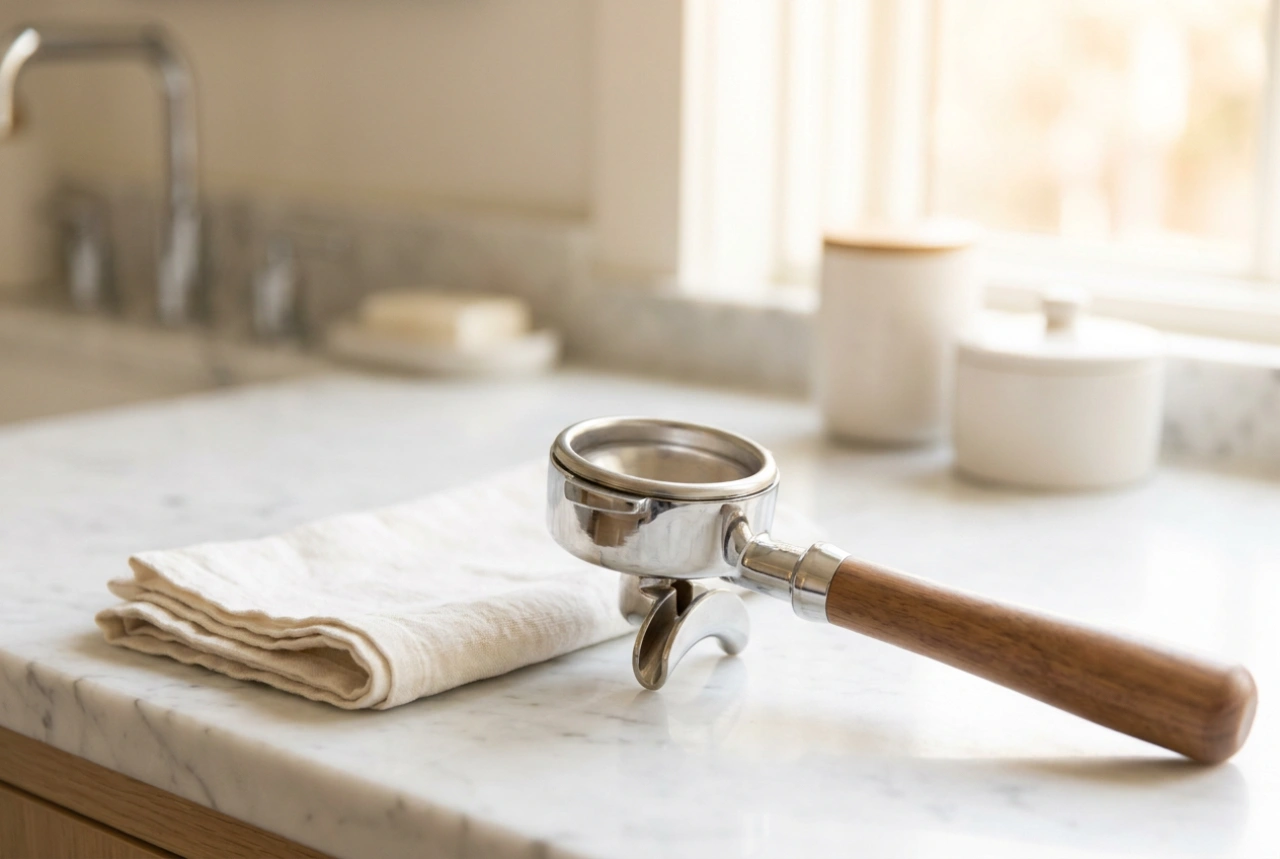 Cum se clătește espressorul manual după prepararea espresso-ului