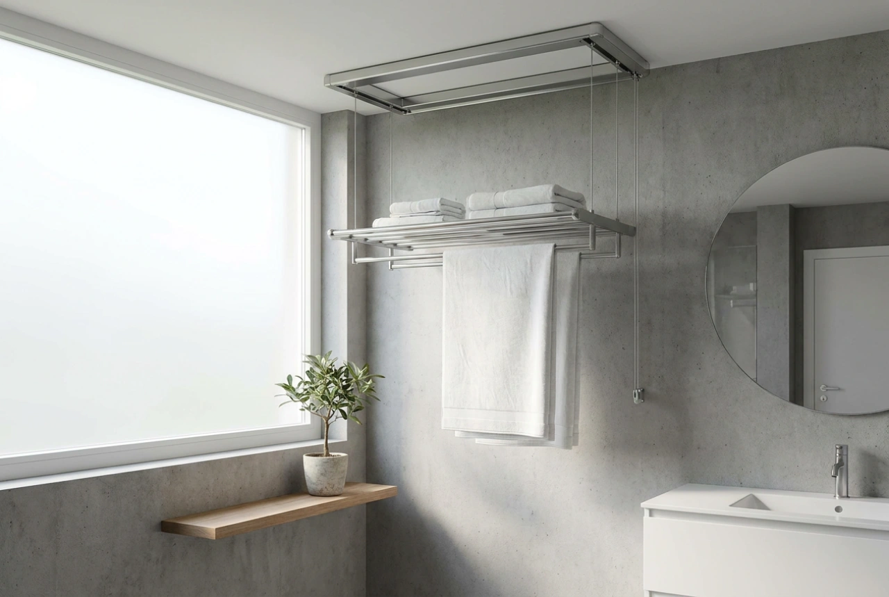 Uscătoarele de tavan pentru baie: echilibrul dintre ventilație și optimizarea spațiului